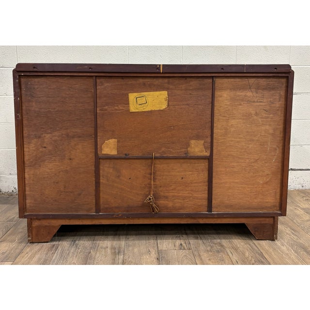Antique Art Deco Cocktail Cabinet Bar Sideboard Buffet Credenza Server For Sale - Image 12 of 12