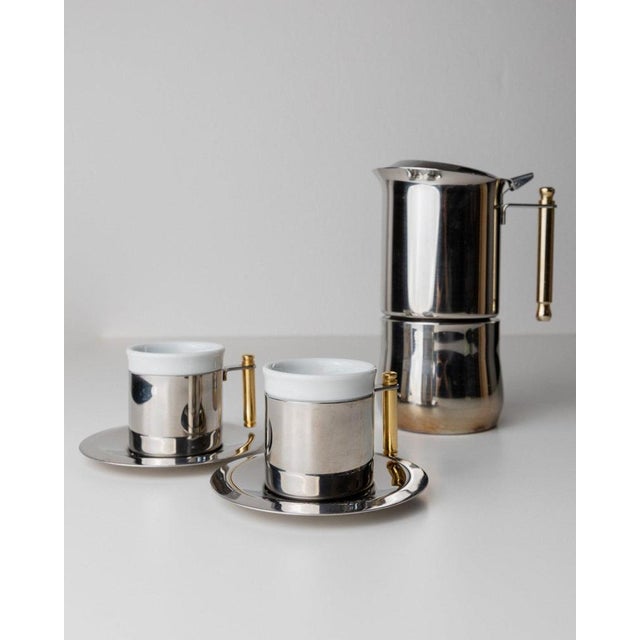 Vintage Coffee Service from IMCO, Italy, 1980s, Set of 4 For Sale - Image 3 of 11
