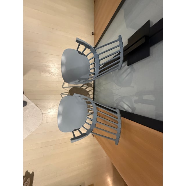 Kartell Pair of Kartell Comeback Sled Chairs by Patricia Uriquiola For Sale - Image 4 of 9