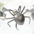 This extraordinary Aesthetic Movement crystal vase with a silver spider sculpture is a testament to the ingenuity and...