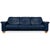 Paradise 3-Seater Sofa in Blue Leather from Stressless For Sale - Image 15 of 15