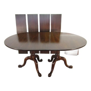 Henkel Harris Solid Mahogany Dining Table For Sale