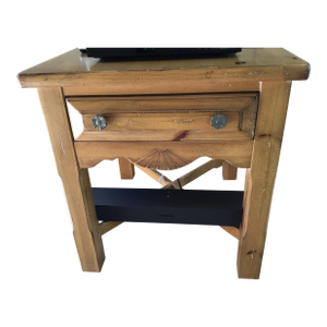 1990s Drexel Heritage Andean Pine Finish End Table