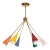 Colorful "Harlequin" Chandelier For Sale
