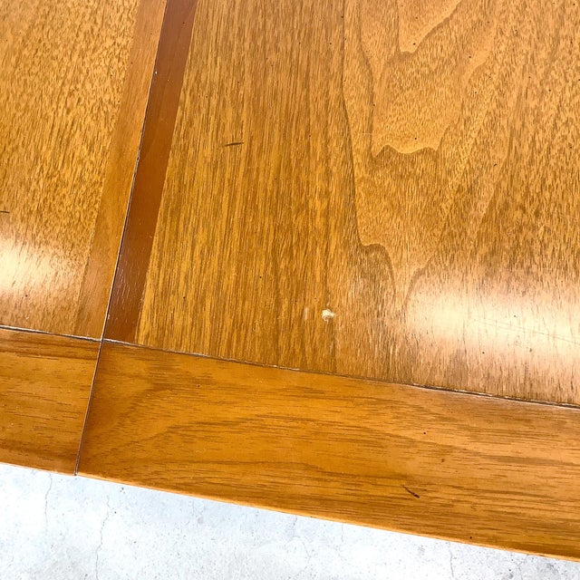 Vintage Tomlinson Mid-Century Extension Dining Table With Two Leaves, Sophisticate Line, 1960s For Sale - Image 14 of 18
