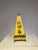 Italian Yellow Tole Obelisk Urn With Paw Feet For Sale In New York - Image 6 of 12