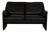 Leather Two Seater Black Bora Sofa from Leolux For Sale