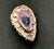 Glass French Talosel Brooch with Glass Inlay by Line Vautrin Branded For Sale - Image 7 of 12