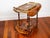 Vintage Italian Marquetry Bar Cart With Serving Tray For Sale - Image 9 of 11