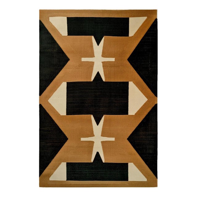 Nutmeg Modern Rectangular Rug by Tapis Studio for Hommés Studio For Sale - Image 4 of 4