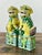 Late 20th Century Vintage Asian Glazed Ceramic Guardian Lions - A Pair For Sale - Image 5 of 7