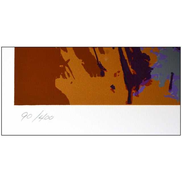 2000 - 2009 2004 International Poker Modern Green Serigraph LeRoy Neiman For Sale - Image 5 of 6