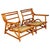 Mid 20th Century 1950's Ficks Reed Rattan Split Settee or Lounge Chairs - A Pair For Sale - Image 5 of 8