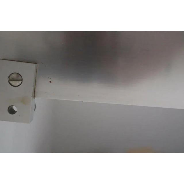 Stainless Steel Smoke Glass Coffee Table, 1970s For Sale - Image 6 of 8