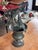 Traditional Pair of Tole Flower-Filled Urns For Sale - Image 3 of 6