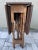 Vintage Mid 20th Century Wood Gate Leg Drop Leaf Table For Sale - Image 4 of 12