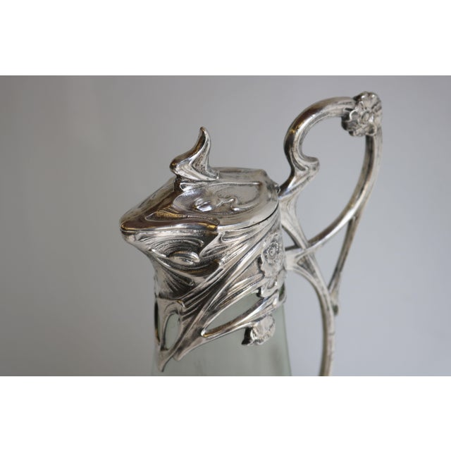 Early 20th Century Antique French Art Nouveau Decanter by J. Barian, 1900 For Sale - Image 5 of 13