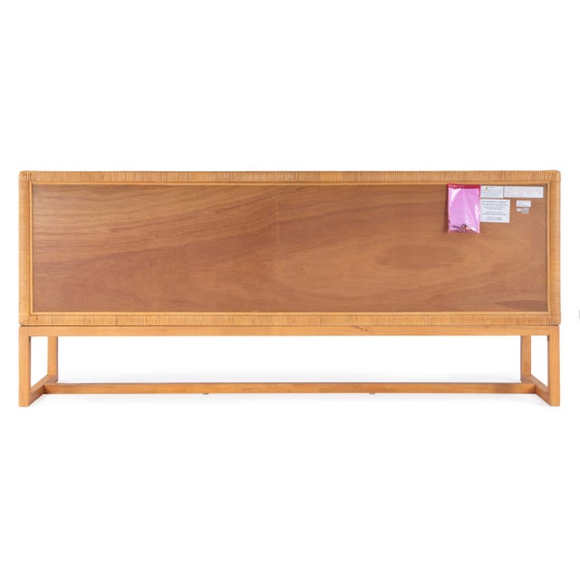 Wood Captiva 76 in. W Rectangular Rattan 4 Door Sideboard, Natural Rattan For Sale - Image 7 of 9