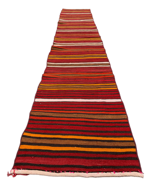 Turkish Narrow Kilim Runner Rug
