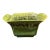 Vintage Drip Glaze Planter Rectangle Wide Rim 8x5" For Sale