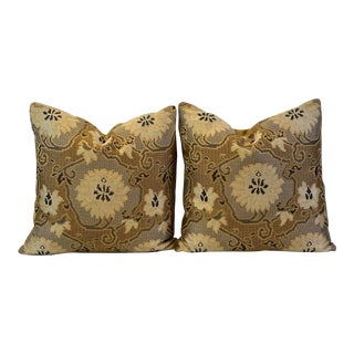 Clarence House Mosaico Feather/Down Pillows - a Pair For Sale