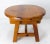 French Round Pine Coffee Table with Drawer, 1970s For Sale - Image 6 of 10