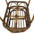Late 20th Century Vintage Woven Bamboo Bent Handle Basket Rustic Boho Farmhouse Decor 18” For Sale - Image 5 of 7