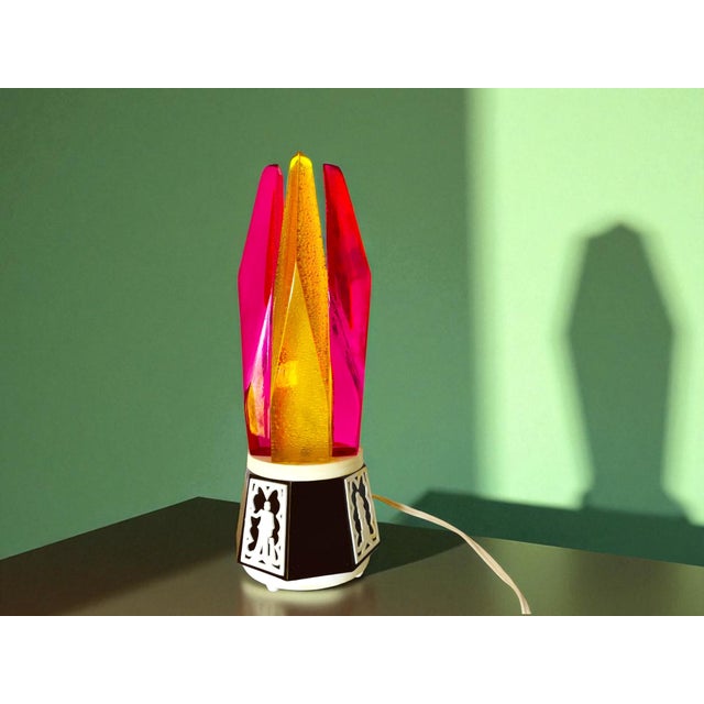 This is an example of the USSR social realism design, which is very beautiful. This lamp was made in 1980 in the Soviet...