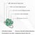 3.05 Ct Natural Zambian Emerald & Diamond Floral Ring, Size 7 For Sale - Image 10 of 15