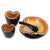 Orange Murano Glass Ashtrays from Erco, Italy, 1970s, Set of 3 For Sale - Image 16 of 16