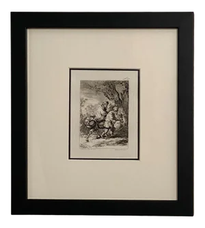 Rembrandt Etching #13, by Francesco Novelli