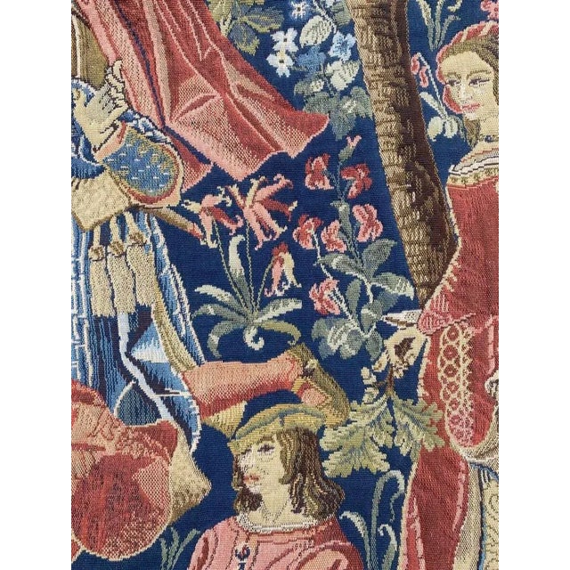 Vintage Aubusson Style Jaquar Tapestry For Sale - Image 10 of 13