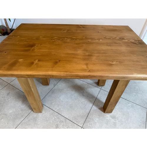 Farmhouse Table in Spruce For Sale - Image 5 of 9