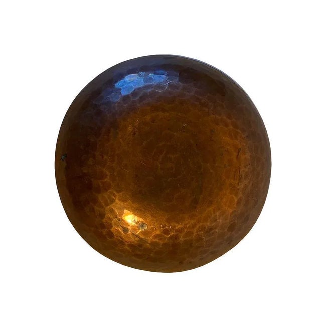 1946 Arts & Crafts Armenac Hairenian Copper Bowl For Sale - Image 4 of 5