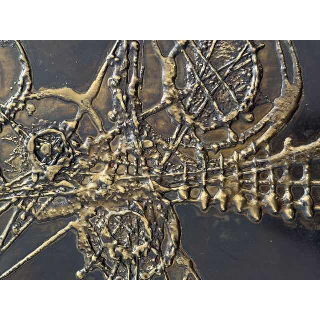 Manfred Jung, Abstract Composition, 1979, Enameled Metal Print For Sale - Image 3 of 7