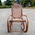 Bentwood and Wicker Rocking Chair from Thonet, 1930s For Sale - Image 9 of 16