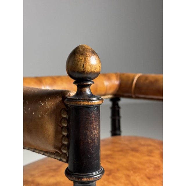 Wood English Chair, Early 20th Century For Sale - Image 7 of 17