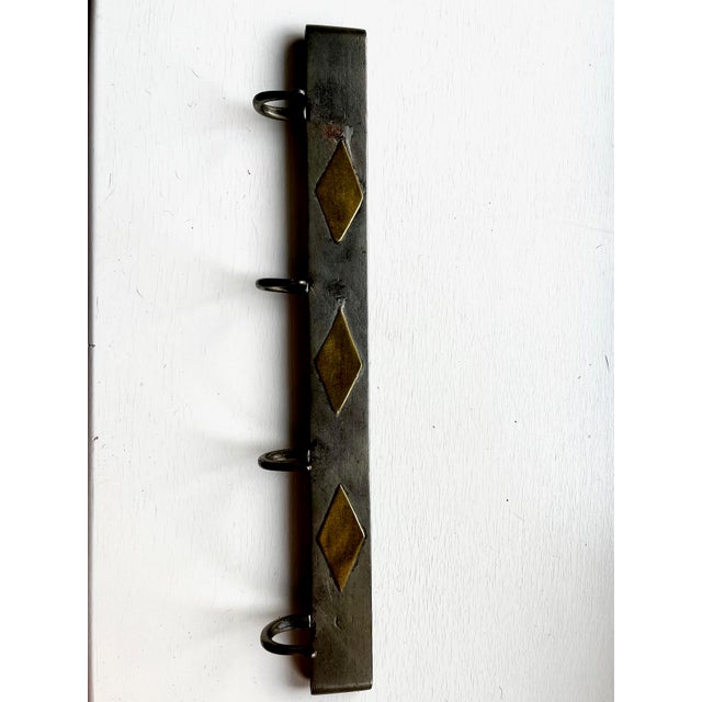 Art Deco Early 20th Century Art Deco Metal Coat Rack For Sale - Image 3 of 7