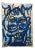 Peter Keil Abstract Portrait Painting - Iconic Blues For Sale