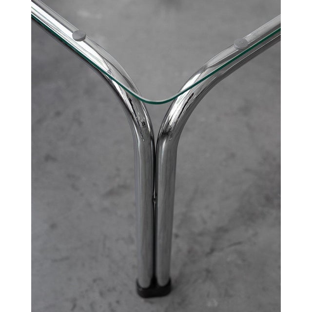 Vintage Chrome Coffee Table by Viliam Chlebo for Kodreta, 1980s For Sale - Image 5 of 6