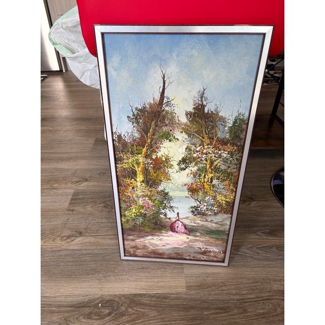 This older oil has very good details , the work is exceptional and an unsual size , it is signed by who ? I cannot tell you