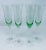 Elevate your next special occasion with this stunning set of Vintage Green Colored Glass Champagne Flutes. Crafted from...