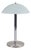 Bauhaus Mushroom Table Lamp in Chrome, Steel, and Opaline Glass, 1940 For Sale