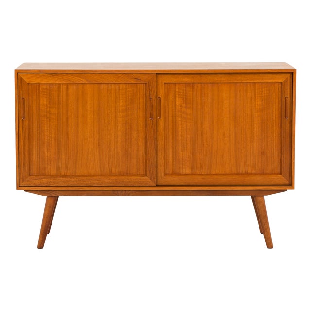 Small Scandinavian Teak Sideboard, 1970s For Sale