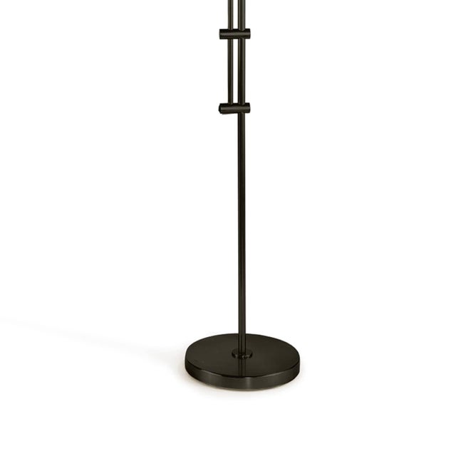 Regina Andrew Arc Steel Floor Lamp with Fabric Shade, Oil Rubbed Bronze For Sale - Image 4 of 6