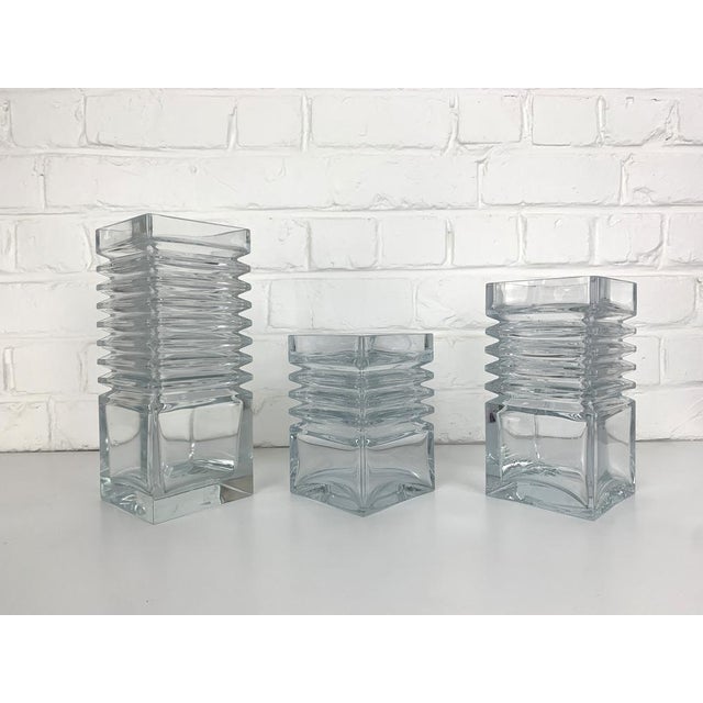 Set of 3 glass vases designed by Tamara Aladin. They are part of the Hamonikka series, one of the most simple but striking...