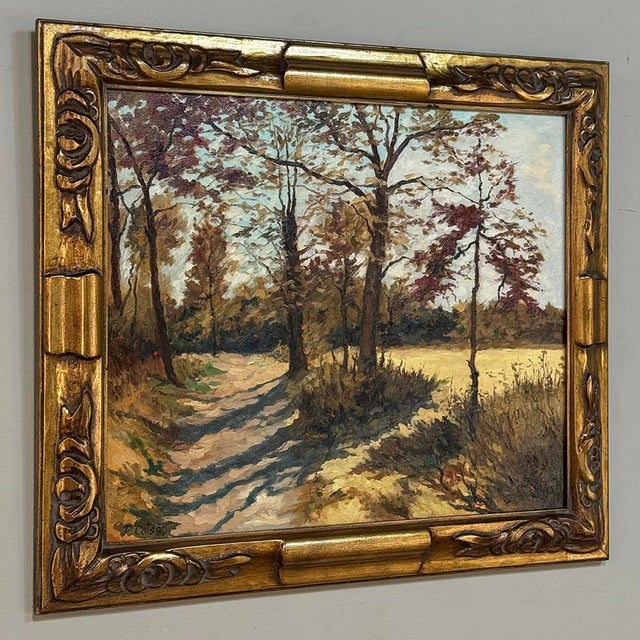 Mid 20th Century Framed Oil Painting on Canvas by Pierre Colson (1930-?) 'A Ray of Sunshine' For Sale - Image 5 of 16