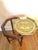 Chinoiserie Brandt Brass Tray Side Table Faux Bamboo For Sale - Image 3 of 10
