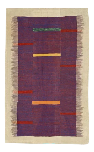 Vintage Persian Flatweave Kilim Rug – Size: 5' 10" X 9' 6"