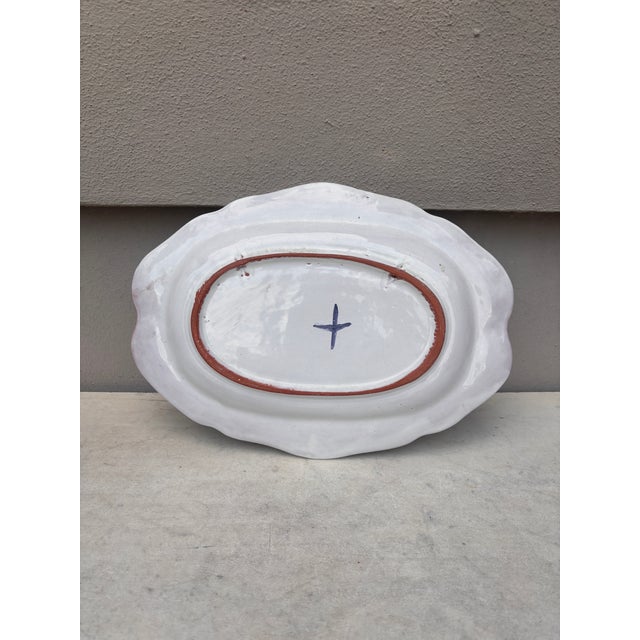 Ceramic Mid-Century Majolica Palissy Fish Sealife Platter Vallauris For Sale - Image 7 of 7